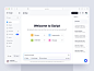 Nazmi Javier ⚡️ 为 Dribbble 上的 Unspace 设计的 AI 聊天仪表板