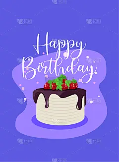 幸福,矢量,生日蛋糕,式样,可爱的,华丽的,周年纪念,请柬,贺卡,蛋糕