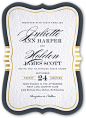 Brilliant Bracket Border Wedding Invitation