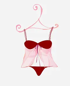 粉色内衣矢量图高清素材 内衣 内裤 矢量图 粉色 红色 胸罩 衣架 元素 免抠png 设计图片 免费下载