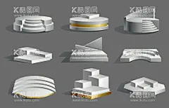 立体舞台矢量卡通元素  - 源文件下载【酷图网】立体舞台,舞台,卡通舞台,矢量,卡通元素,矢量手绘,手绘元素,设计元素