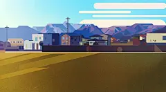 #插画狂想# 旅行中的插画！英国插画家James Gilleard在日本旅行时创作的插画作品，你旅行时干嘛呢？@微博设计美学 ​​​​