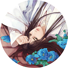 古风古装美男水彩插图上色临摹步骤 sai手绘人物素材600张xf001-淘宝