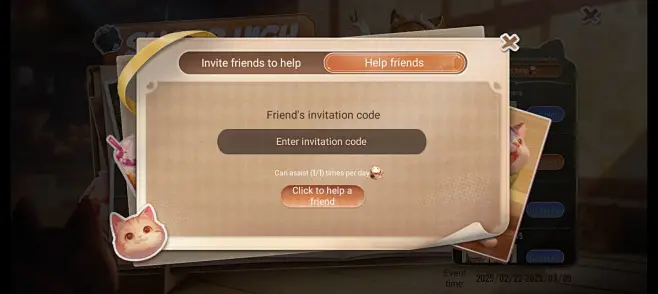可能是包含下列内容的图片：上面的文字是“Invite friends Invitefriendstohelp to help Help ...