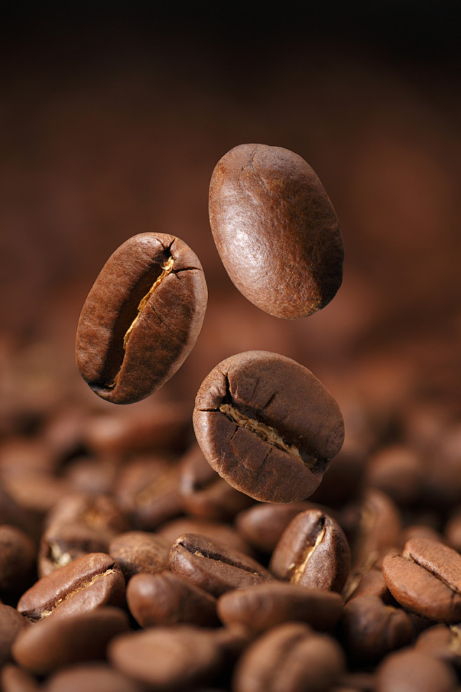 烘焙咖啡豆背景图高清素材 卡布奇诺 咖啡...