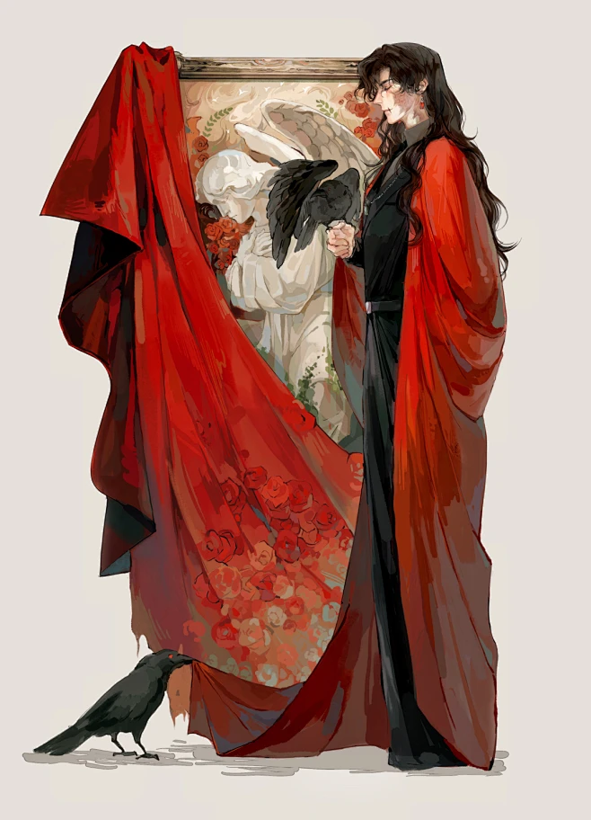 欧洲/古典/宗教风格青年男oc中性风服设 - 米画师-花瓣网