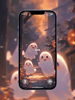 手机壁纸丨谁家的可爱鬼跑出来啦！