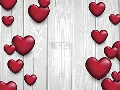 情人的爱情背景与心。