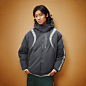 阿迪达斯-PUFFER M DN M 保暖双面穿运动530蓬宽松连帽鸭绒面包羽绒服  adidas 阿迪达斯官方旗舰店