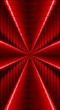 This may contain: an abstract red background with lines and lights