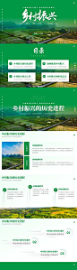大气绿色乡村振兴工作汇报PPT-源文件