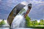 71喷泉，俄亥俄州，美国
这个惊人的巨大的环形喷泉位于俄亥俄州71号公路。
