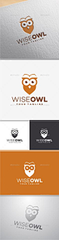 Owl Logo — Photoshop PSD #fly #head • Available here → https://graphicriver.net/item/owl-logo/10031520?ref=pxcr