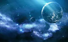 壁纸美丽的宇宙，行星，恒星，光2560x1600 HD 高清壁纸, 图片, 照片