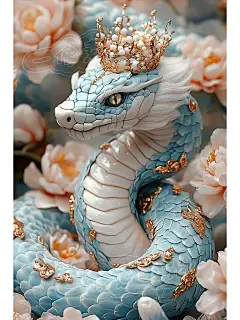 2025蛇年青花瓷蛇壁纸美图——蛇年系列01 - 小红书