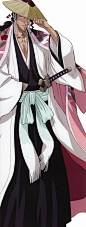 Shunsui Sōzōsa Kyōraku no Jirō sometimes romanized as Syunsui Kyoraku[2], is the captain of the 1st Division and Captain Commander of the Gotei 13. His lieutenants are Nanao Ise and Genshirō Okikiba. He is the former captain of the 8th Division.: 