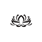 莲花图标矢量图