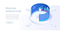Business investment isometric illustration