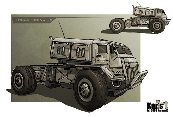 Truck Rhino by *Kara...