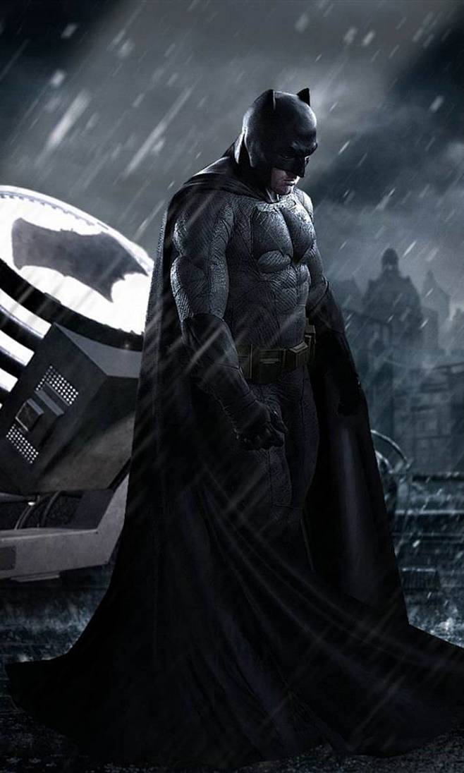 欧美科幻电影《蝙蝠侠大战超人》手机壁纸