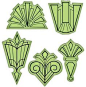 art deco … More