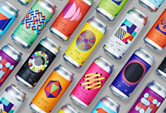 wj吖采集到啤酒厂 Halo Brewery 的最新包装设计