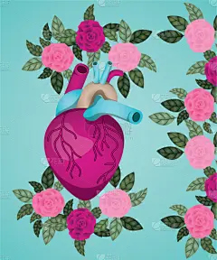 女人,白昼,玫瑰,贺卡,动物心脏,女孩,可爱的,华丽的,自然美,庆祝