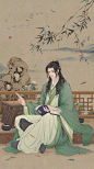 90后女生用古风线条，把一个个经典角色都画活了，细腻唯美，惊艳到了极致~_网易订阅