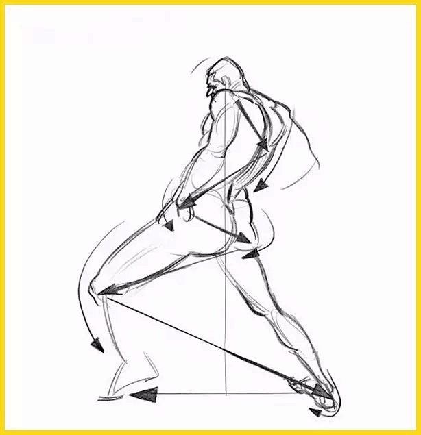 人体的动态速写画的好叫作品画的不好就叫僵尸你是抓住了动还是态