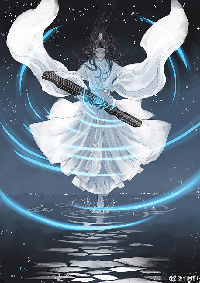 画师：踏月锦 // 魔道祖师 蓝忘机