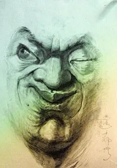 一叶逆水舟  的插画 坏坏的