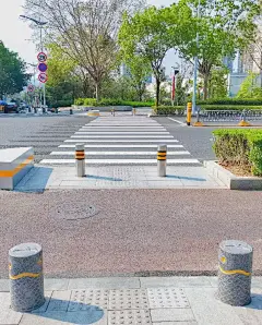 人行道升级改造，“绘制”美丽山海线！|人行道|公园|绿化带|金岭|面砖_手机网易网