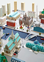 Paper Cities by Hattie Newman, via Behance