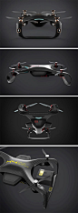 The Racing Drone concept is all about looking badass, and slicing through the air with absolute speed.