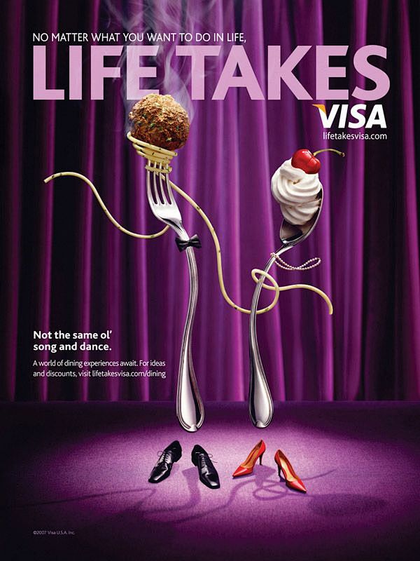 VISA 平面广告