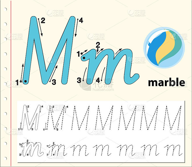 m