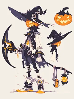 角色设计|万圣节·Jack-O'-Lantern - 小红书