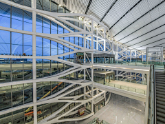 美璟设计中心采集到「身临其境」北京·大兴国际机场 I 位列“新世界七大奇迹”之首