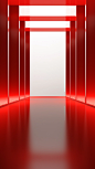 8k non-destructive, 8k industrial style, red and white background, simple and atmospheric
