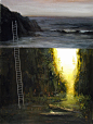 分割的世界Dreamlike Split-Level Landscapes Painted by Jeremy Miranda