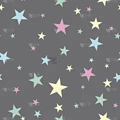 可爱的无缝星星图案