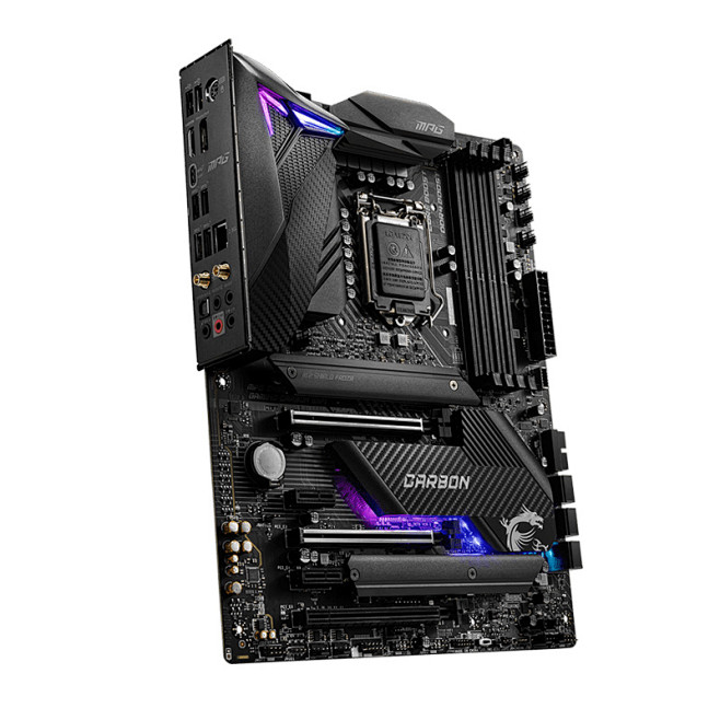 微星msimpgz490gamingcarbonwif暗黑主板支持十代英特尔cpu淘宝网
