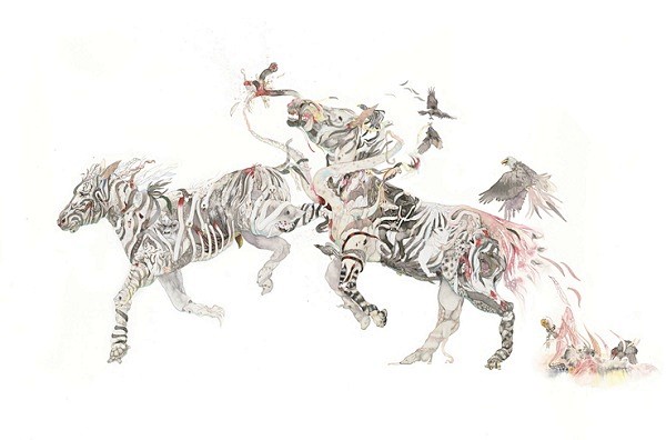 Laura Ball油画作品_插画手绘_...