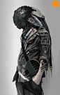 Image result for cyberpunk gunslinger