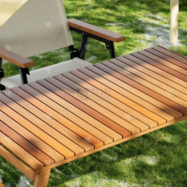 insMind Outdoor Background Wooden Picnic Bench素材-花瓣网