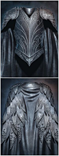 Thranduil's "leather feather" armour from "The Hobbit".