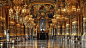 Download wallpaper palais garnier, opera garnier, paris, gold, interior resolution 1920x1080