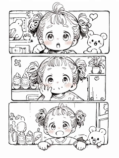 蓝小美Lan采集到「绘画」漫画有情节的故事