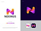 Nexinus Logo Branding Design illustration logo design concept logo type modern logo company logo symbols lettermark corporate branding vector logo design logotype n mark logos app icon identity branding brand identity branding design n letter logo n lette