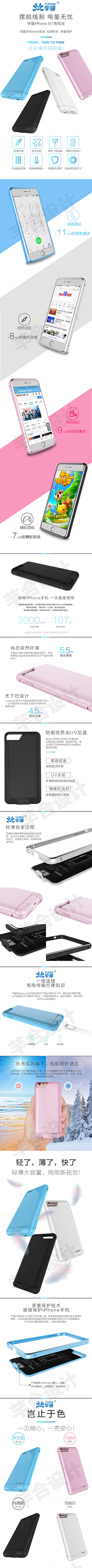 哦UI合力科技采集到充电宝详情页